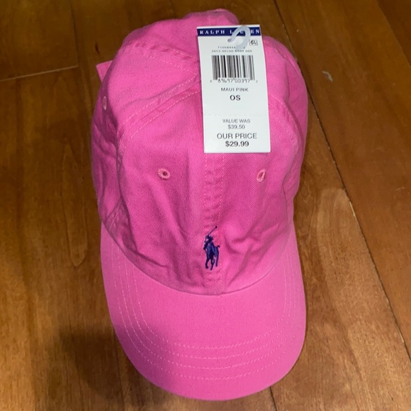 Polo Ralph Lauren Other - Mens Pink Polo Hat NWT